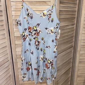 Blue flower dress